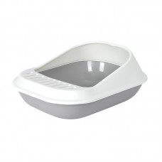 Tom Cat Pakeway Small Anti-tracking Litter Tray White And Grey